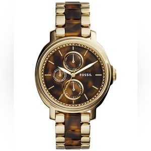 Women's Fossil Chelsey Tortoise and Acetate Watch ES3923